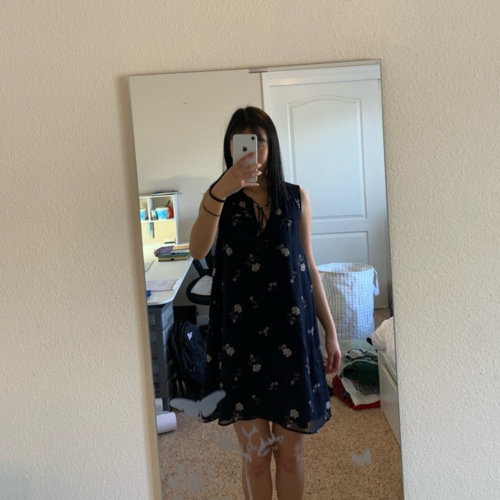 abercrombie fit and flare dress